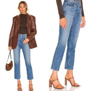 GRLFRND Karolina high-waisted medium-wash jeans. 💙
